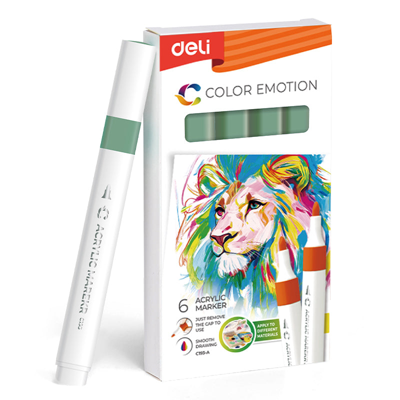 MARKER ACRILIC VERDE PAL COLOR EMOTION DELI MARKER ACRILIC VERDE PAL COLOR EMOTION DELI